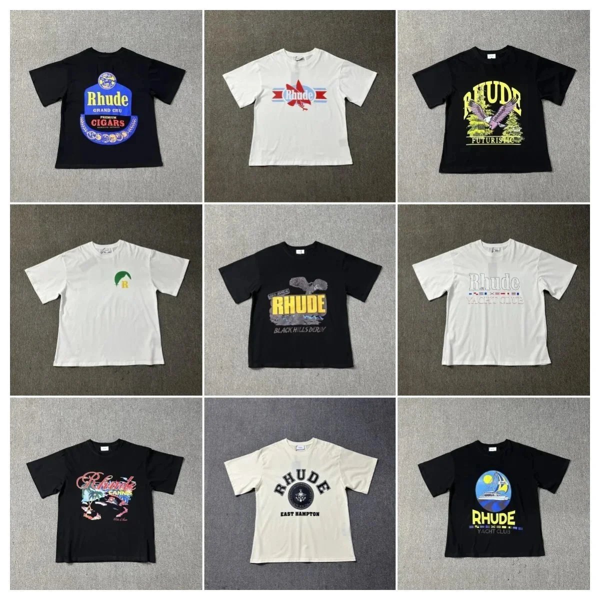 Summer Tees for Men - Graphic Print Crew Neck T-Shirt, Lightweight Cotton Blend, Sunset Racing Design, Loose Fit, Mens Summer Tees