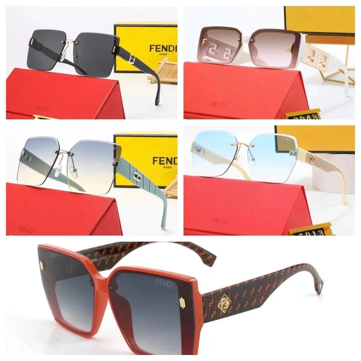 2024Classic Polarized Sunglasses for Men and Women with Case, Fashion Designer UV Protection Eyewear