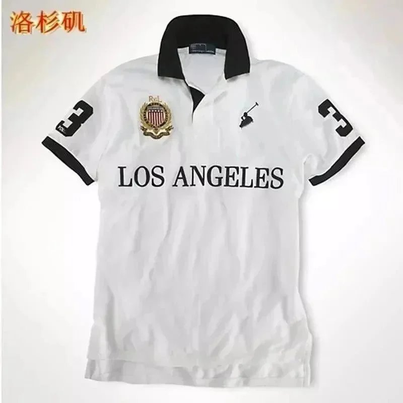 Polo Ralph Lauren Polo T-Shirt Los Angeles USA #3 Big Pony Luxury PRL Chief Keef