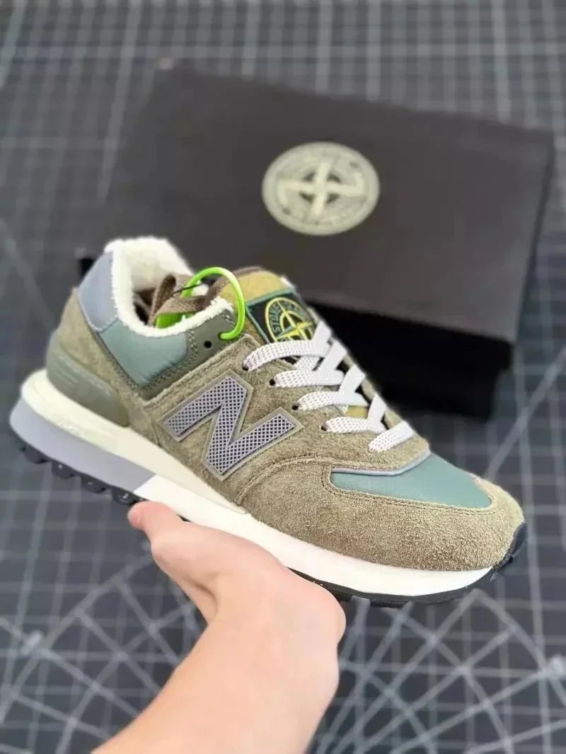 Stone Island x New Balance 574 Legacy OG Olive Green