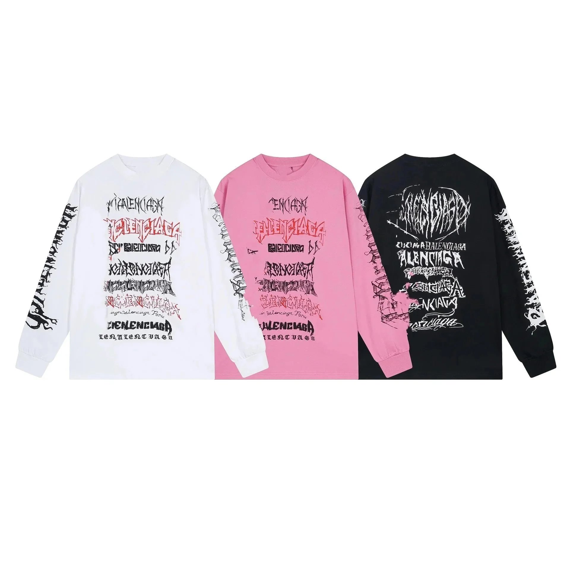 High Quality Balenciaga 260g Cotton Washed and distressed Loose Sweatshirt Thin Hoodie WTBC-006