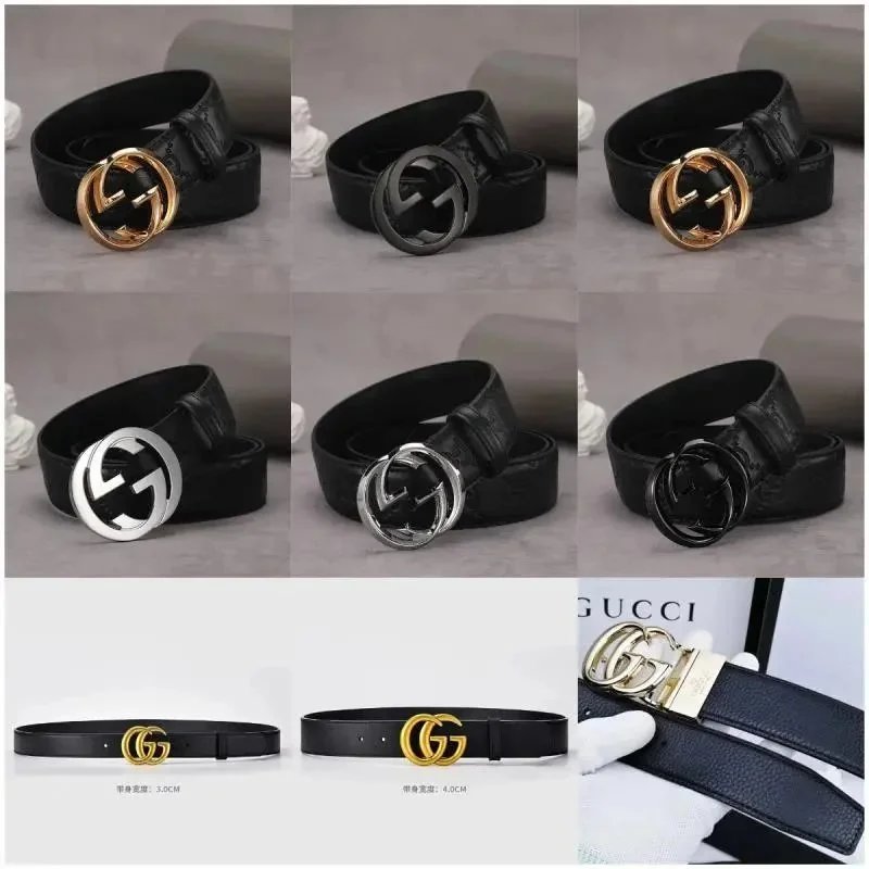 European and American fashion men's and women's Joker belt non-quality problems are not returned-29