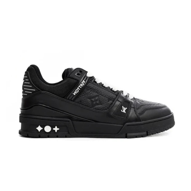 Louis Vuitton Trainer Black Embossed Monogram