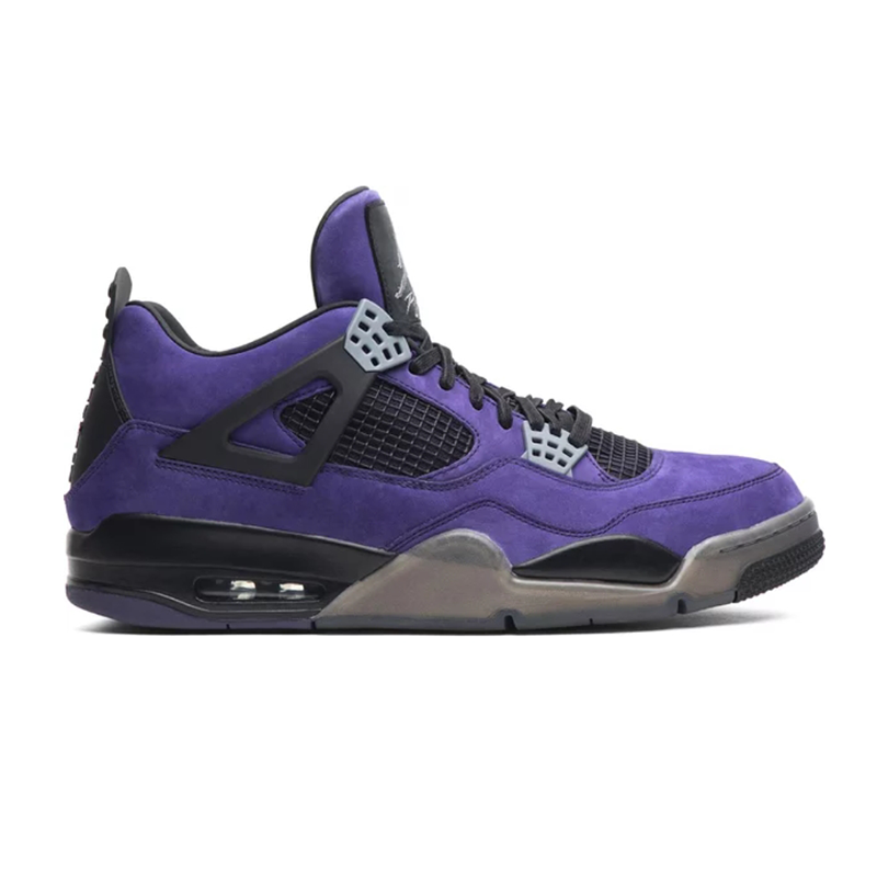 Travis Scott x   4 Retro 'Purple Suede - Black Midsole'