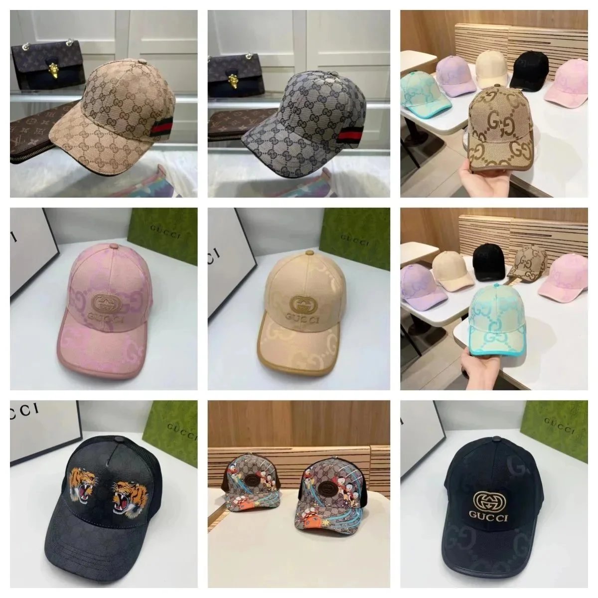 New baseball cap European and American couples with -0126