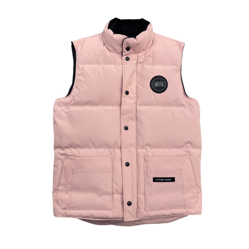 waistcoat men's autumn and winter new warm padded down jacket collar sleeveless waistcoat lovers