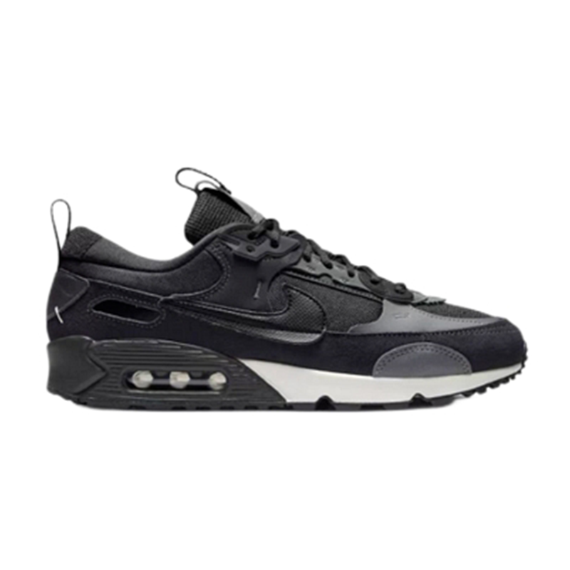 Nike Air Max 90 Futura sneakers in black and gray