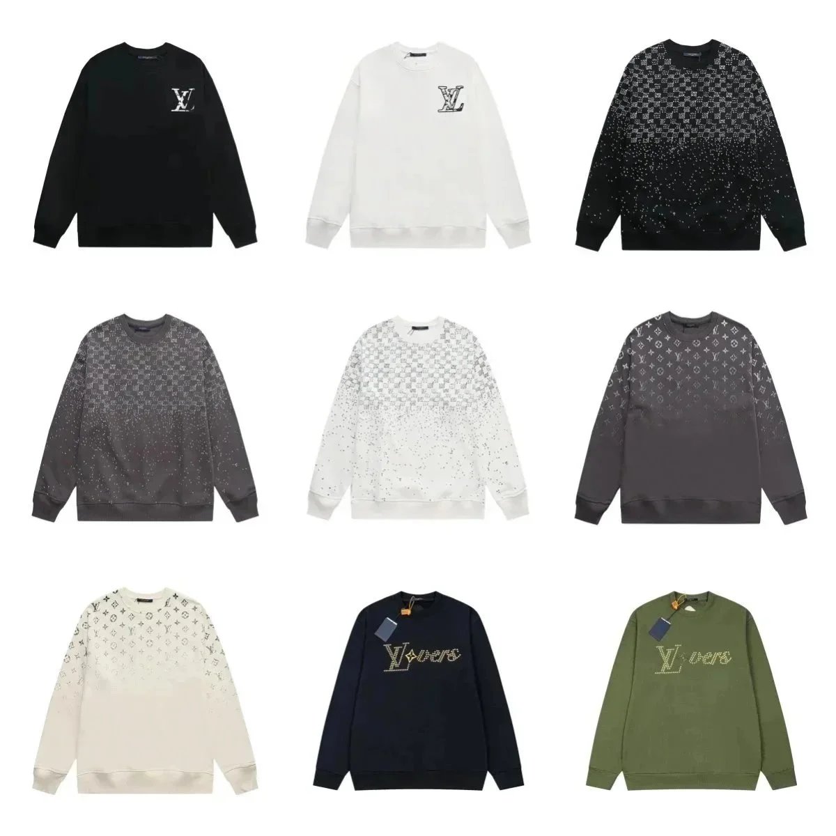 L fashion round neck sweater-CY