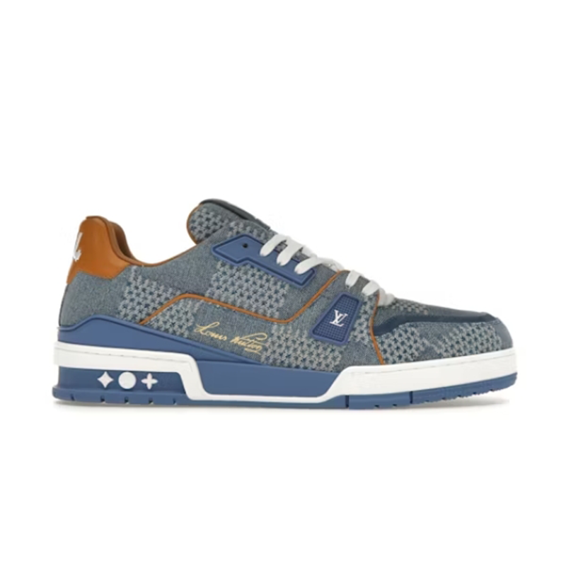 LV Trainer Blue Damier 3D Denim