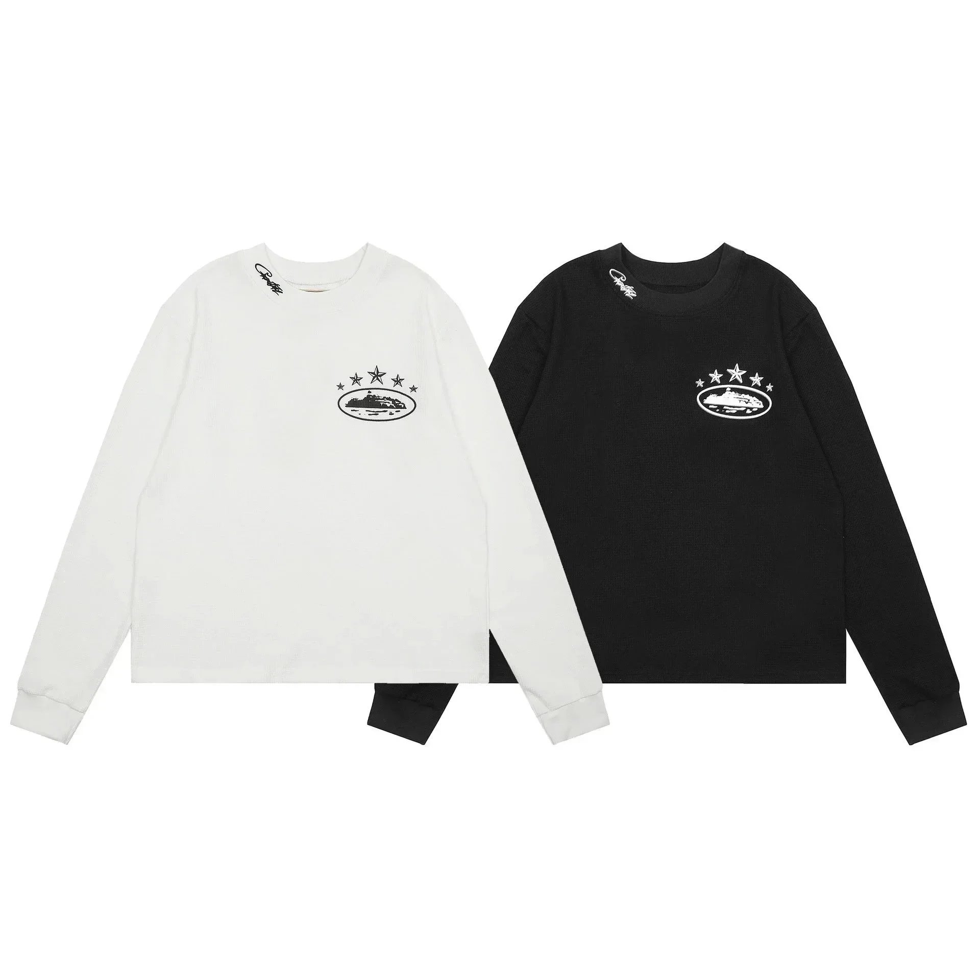 Evil waffle long sleeve T-shirt 5th anniversary casual Joker American lovers trendy