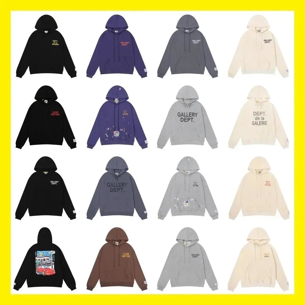 Men's Green Y2K Goth Hoodie - Pink Waterpolo Design Sweatshirt
