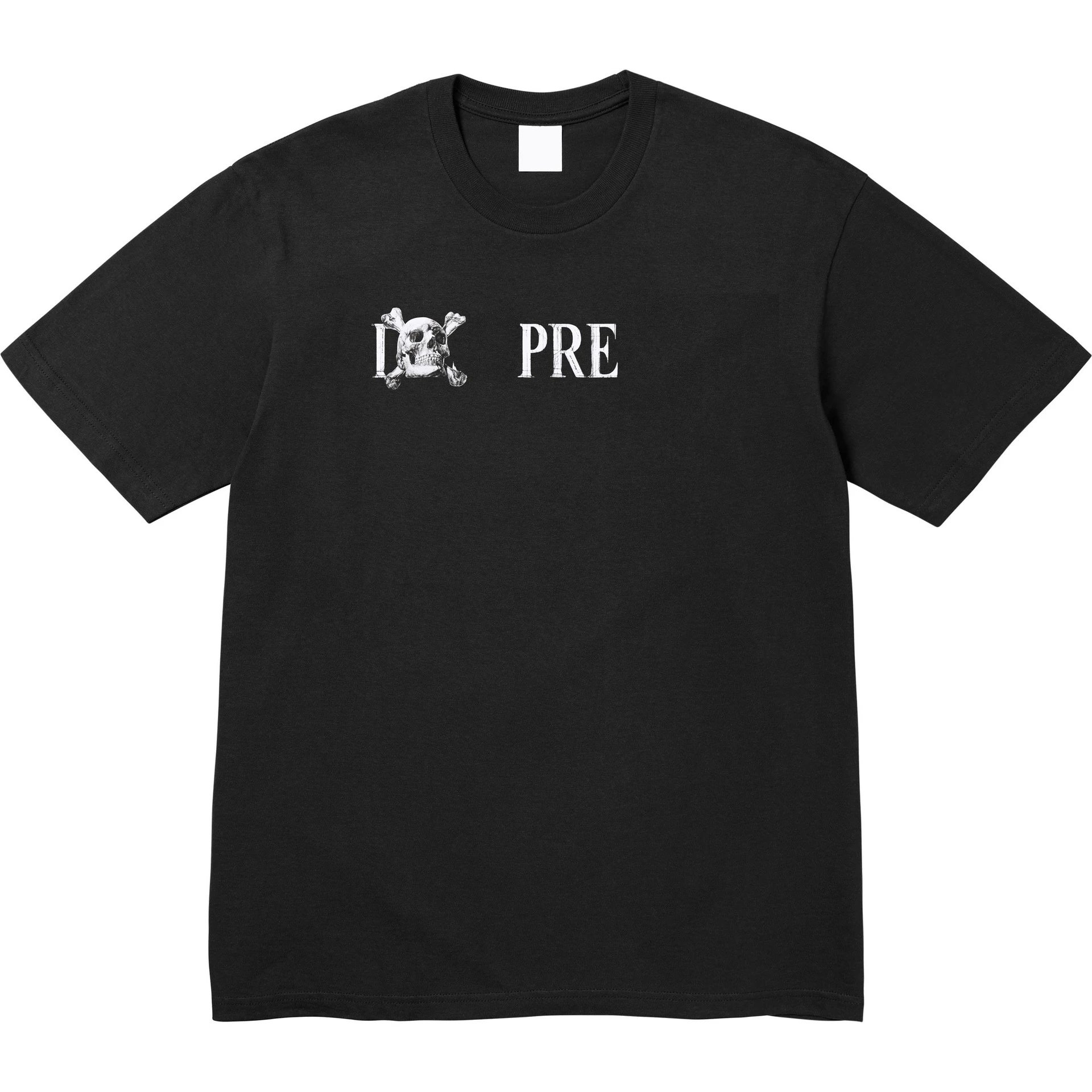 25FW Skull Tee 骷髅胸前Logo 短袖T恤纯棉圆领男女款打底半袖潮
