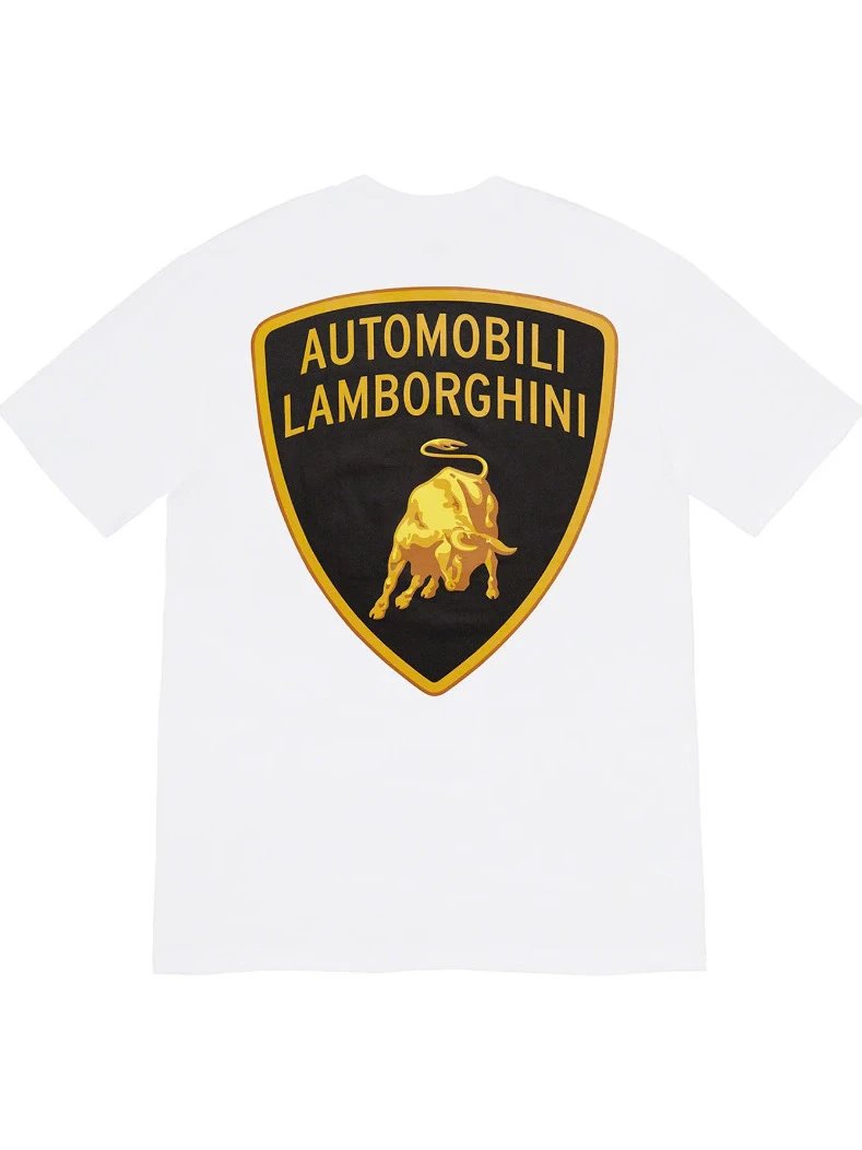 SS20 Automobili Lamborghini Tee兰博基尼联名短袖纯棉T恤情侣装