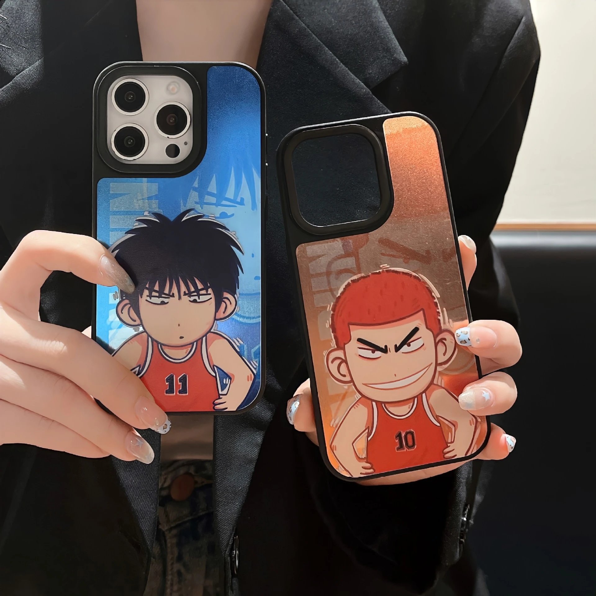 卡通电镀银磁吸iPhone16promax手机壳防摔保护套苹果13潮牌16情侣
