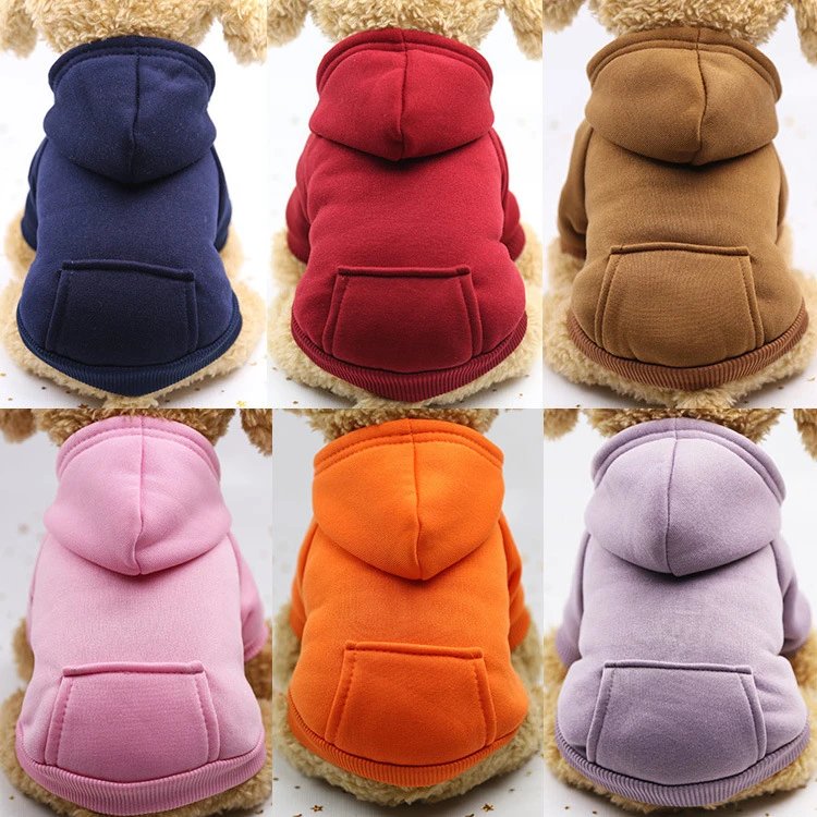秋冬猫两脚卫衣口袋狗衣服运动风狗狗猫咪宠物衣服用品服饰