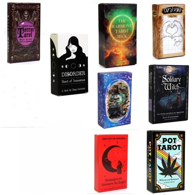 全英文英文塔罗牌 神谕卡 桌游卡牌boo tarot cards