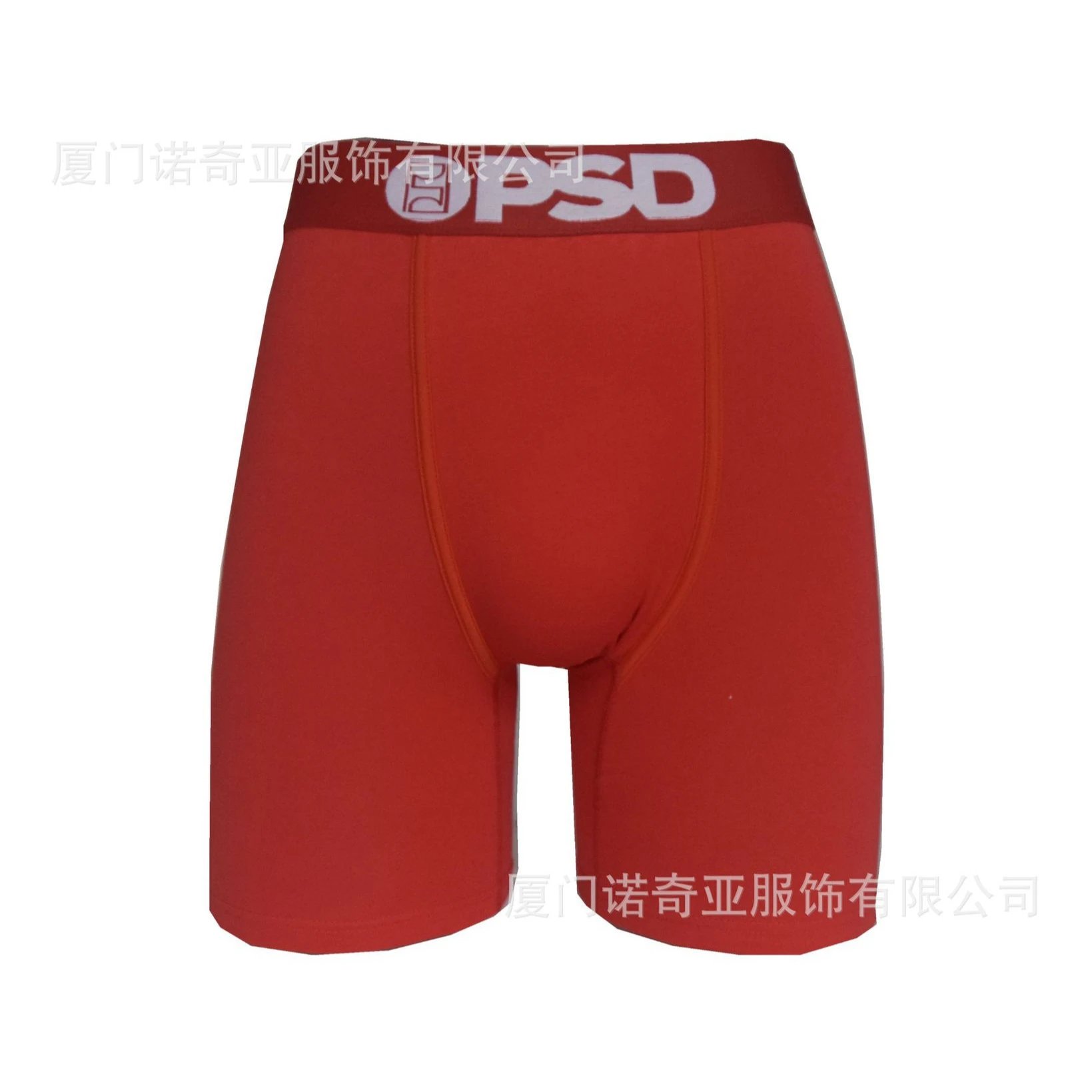 PSD新品 纯红色 专供  爆款时尚 男士内裤 印花