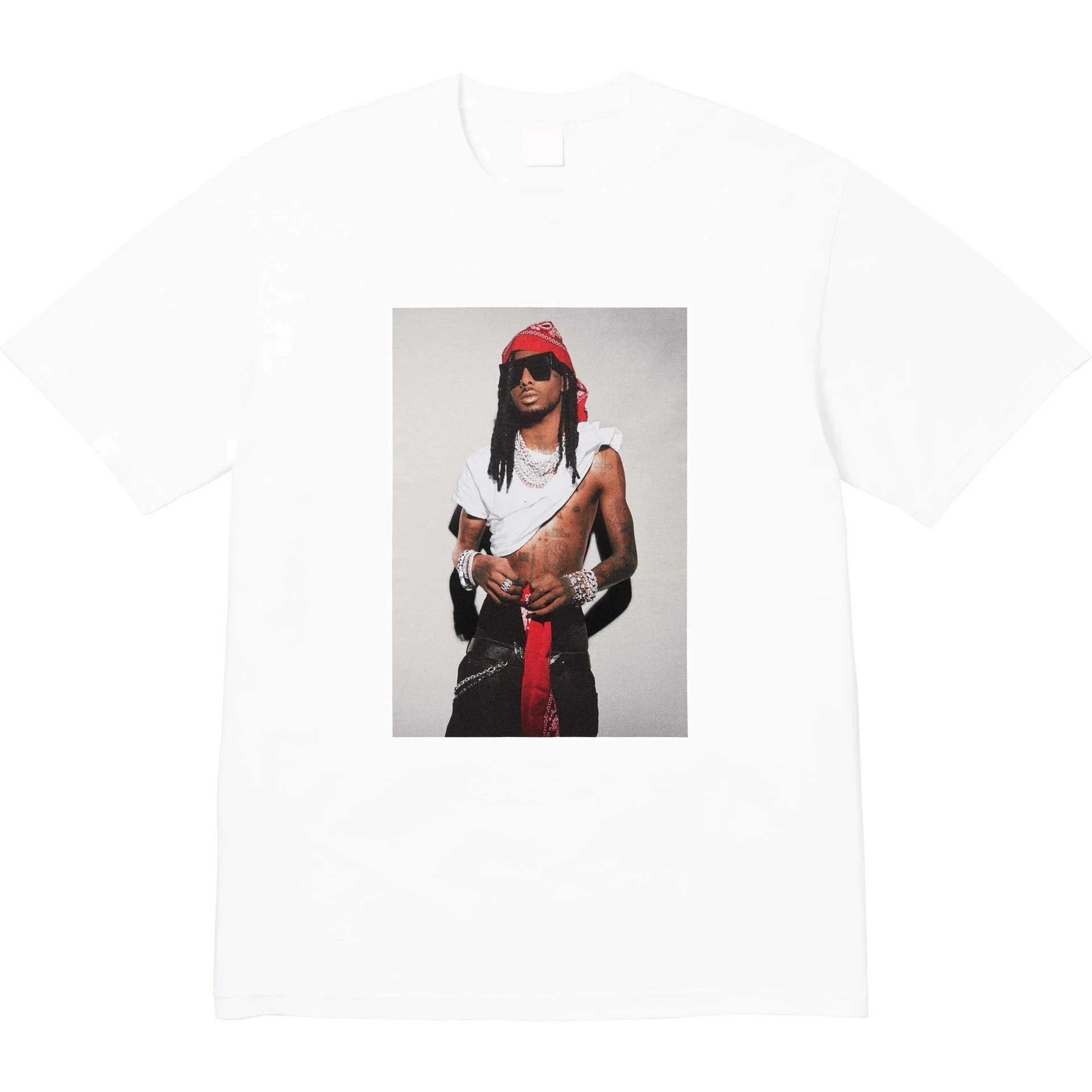 FW25 Playboi Carti Tee卡蒂人物照片印花短袖纯棉T恤打底衫半袖