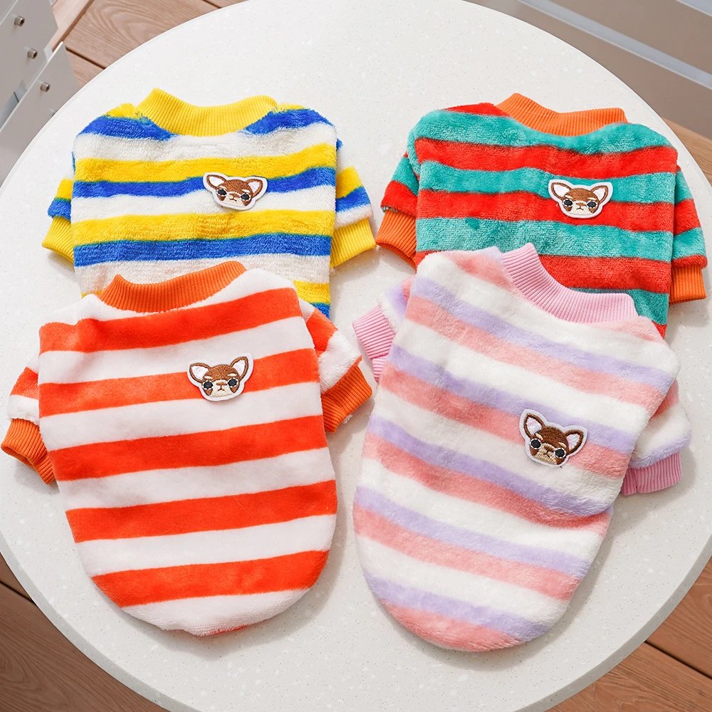 宠物服饰冬季保暖刺绣狗泰迪比熊中小型犬狗狗猫咪衣服猫用品