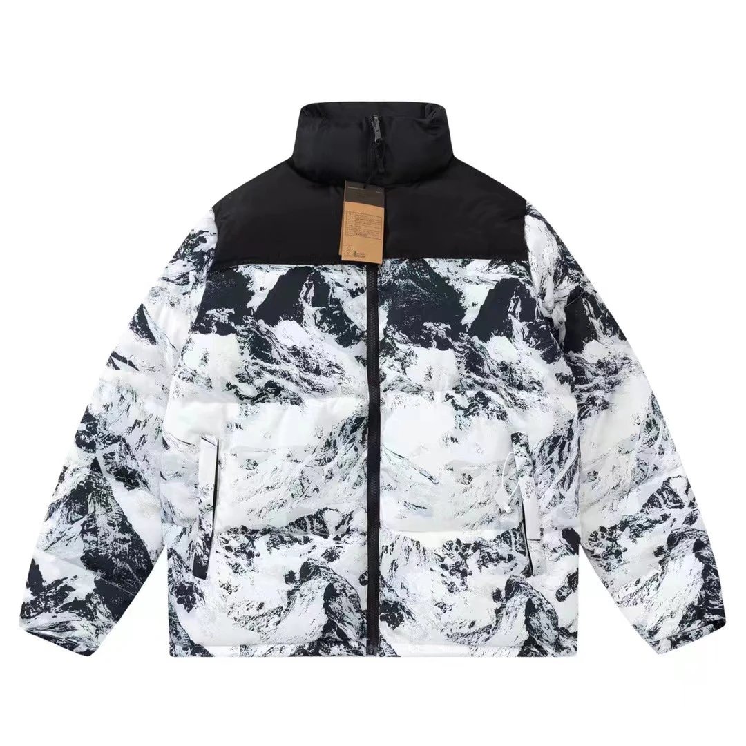 北美1996本新款学生男棉服宽松雪山情侣外套防风面包女棉袄