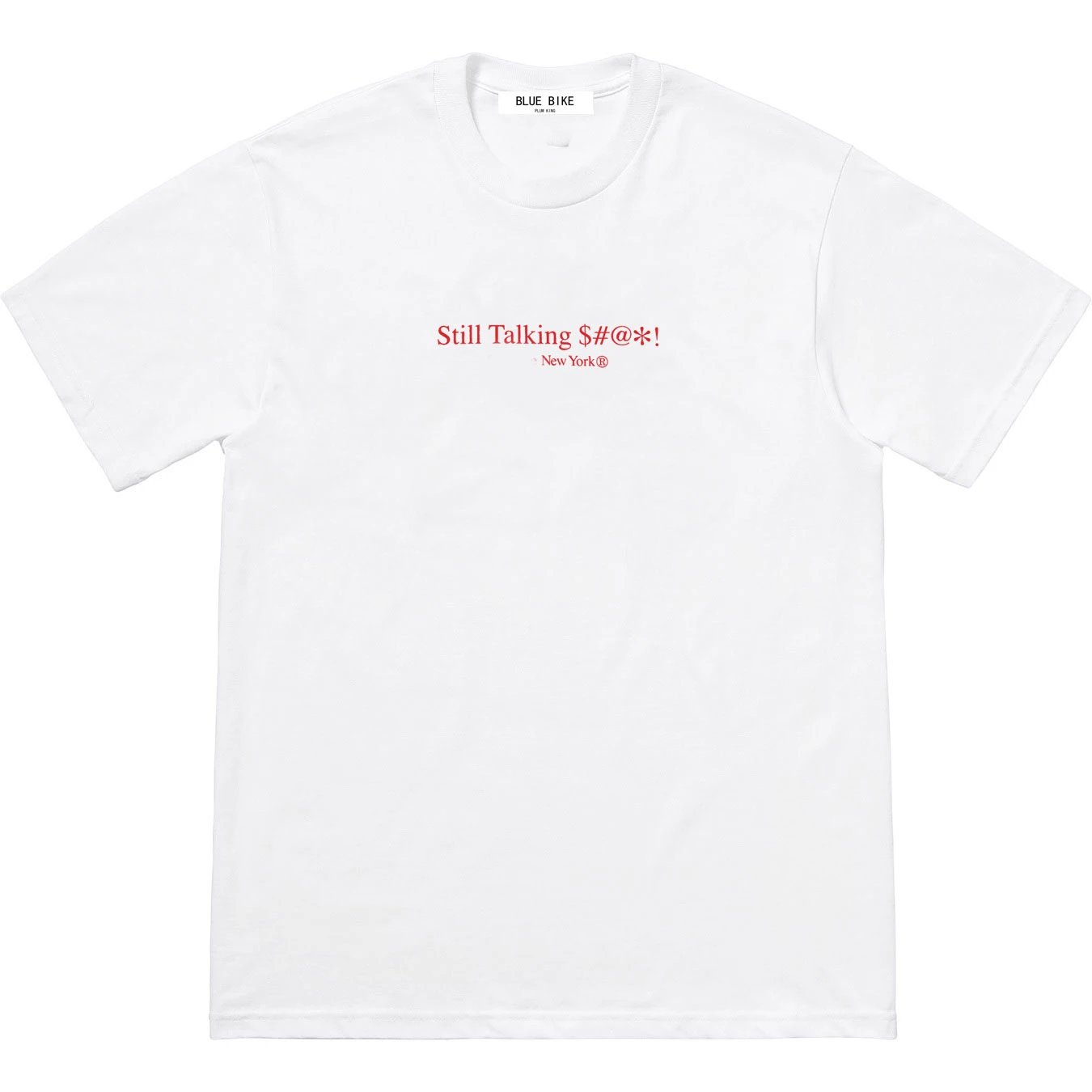22SS 夏季Still Talking Tee 英文标语背后LOGO短袖T恤男女款潮