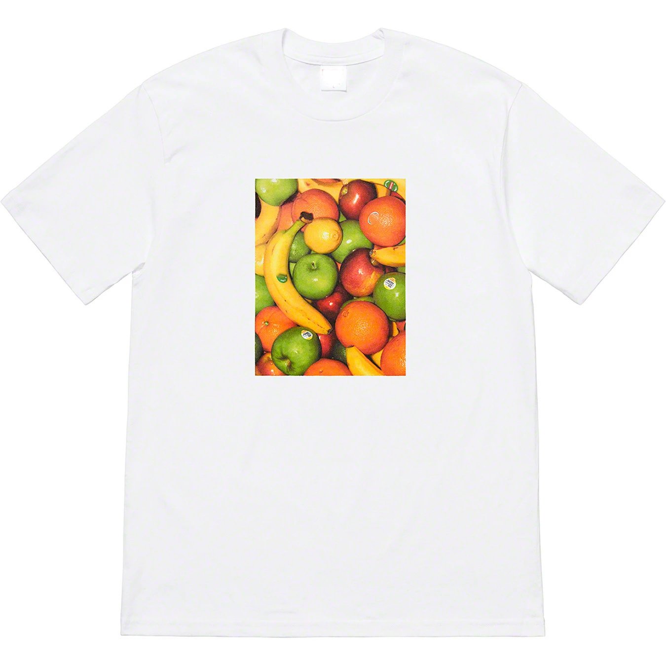 19SS Fruit TEE 香蕉橘子水果印花照片短袖T恤纯棉打底衫情侣款潮