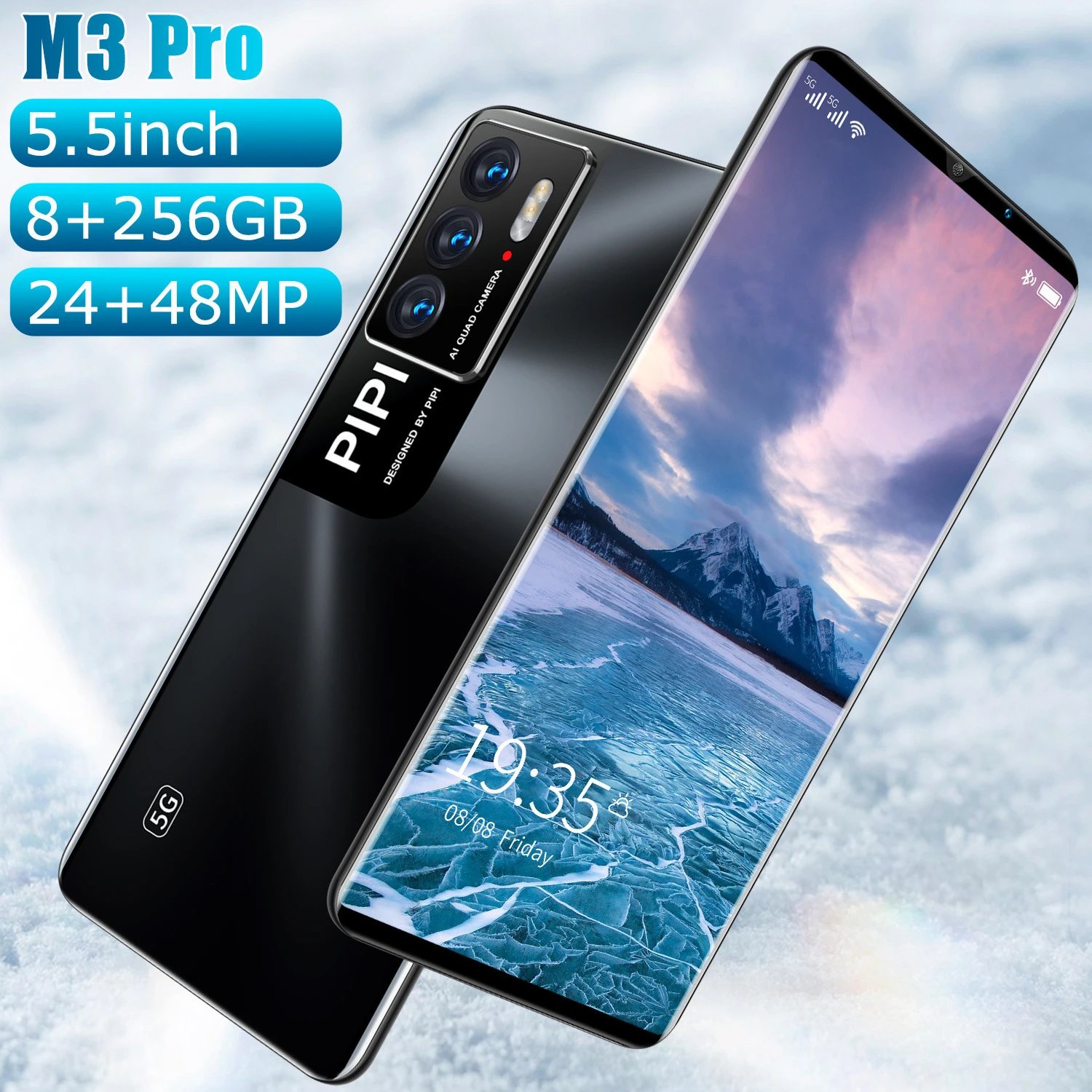 爆款M3Pro智能手机双卡双待5寸安卓手机