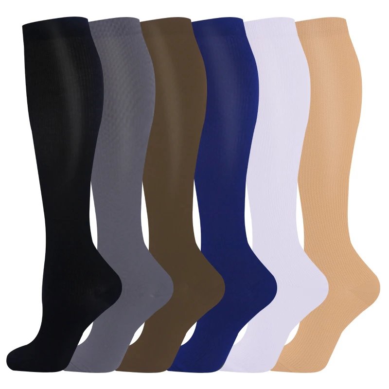 Compression elastic calf socks for men and women, suitable for running, sports and shaping legs