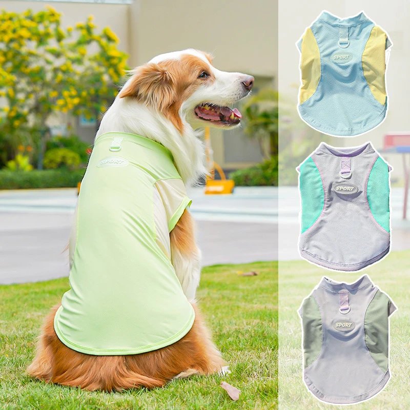 大狗狗冰丝春夏季狗狗衣服狗衣服猫咪衣用品凉凉衣防晒金毛