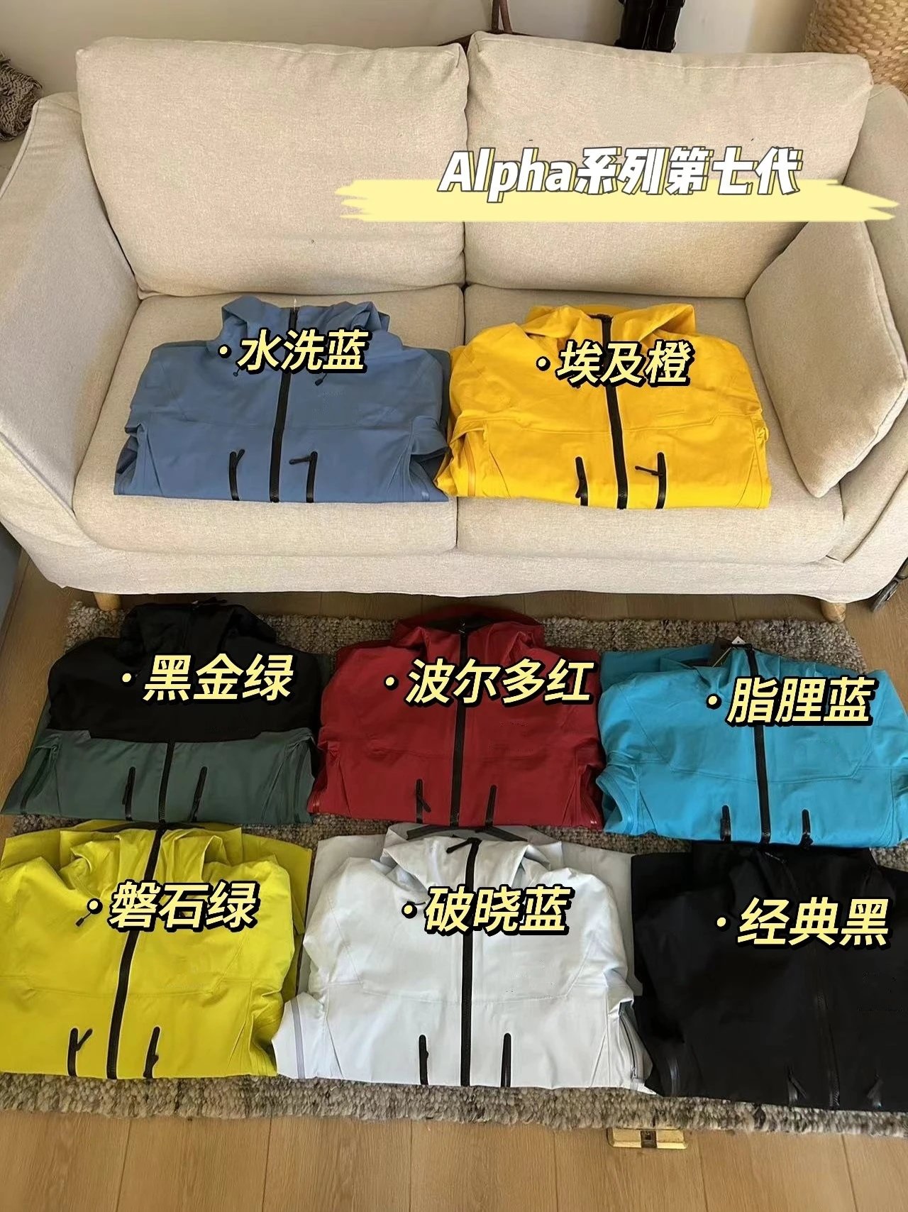 鸟家BETA LT冲锋衣硬壳经典防水户外Alpha SV6代 SV7代男女款外套