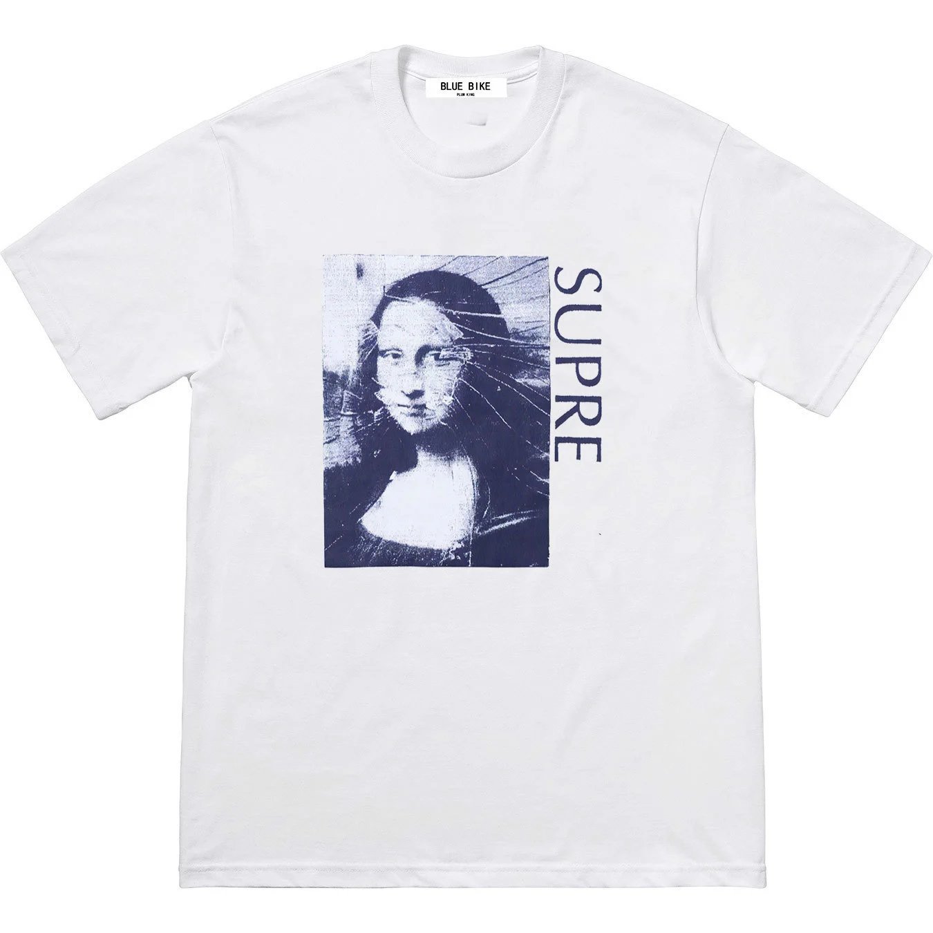 23SS Mona Lisa Tee 蒙娜丽莎的微笑人物短袖T恤宽松休闲男女款潮