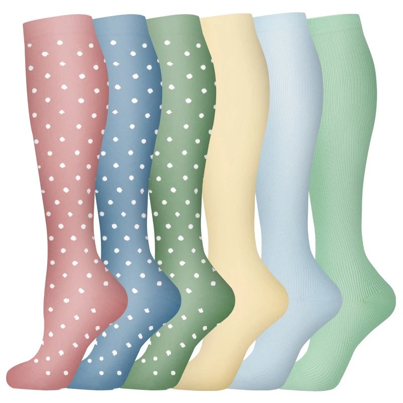 Compression stockings, sports stockings, elastic shaping stockings