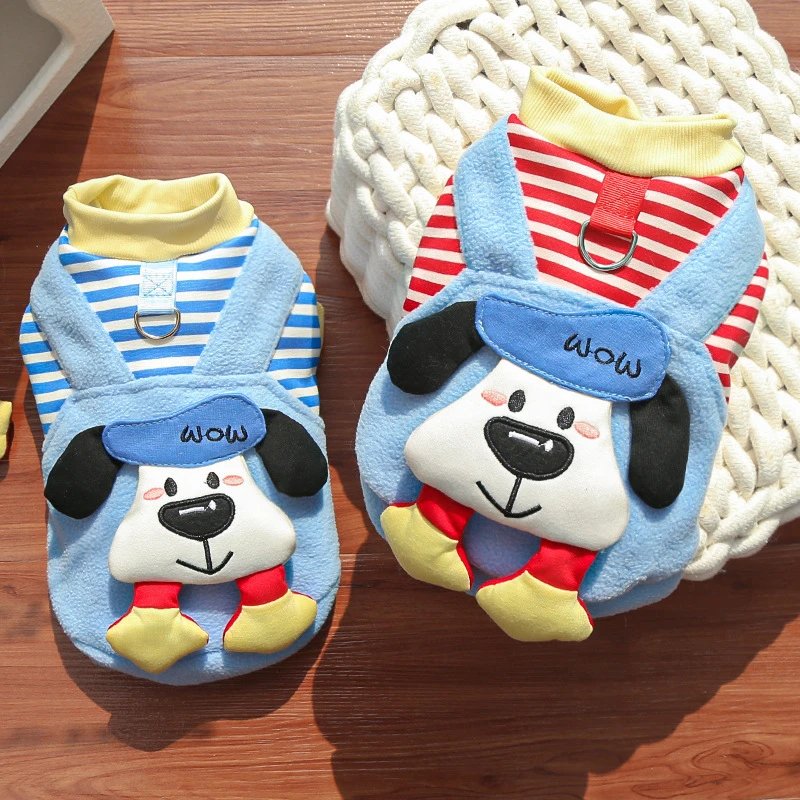 秋冬无毛猫咪衣服用品大狗狗宠物加绒马甲可爱公仔泰迪比熊批