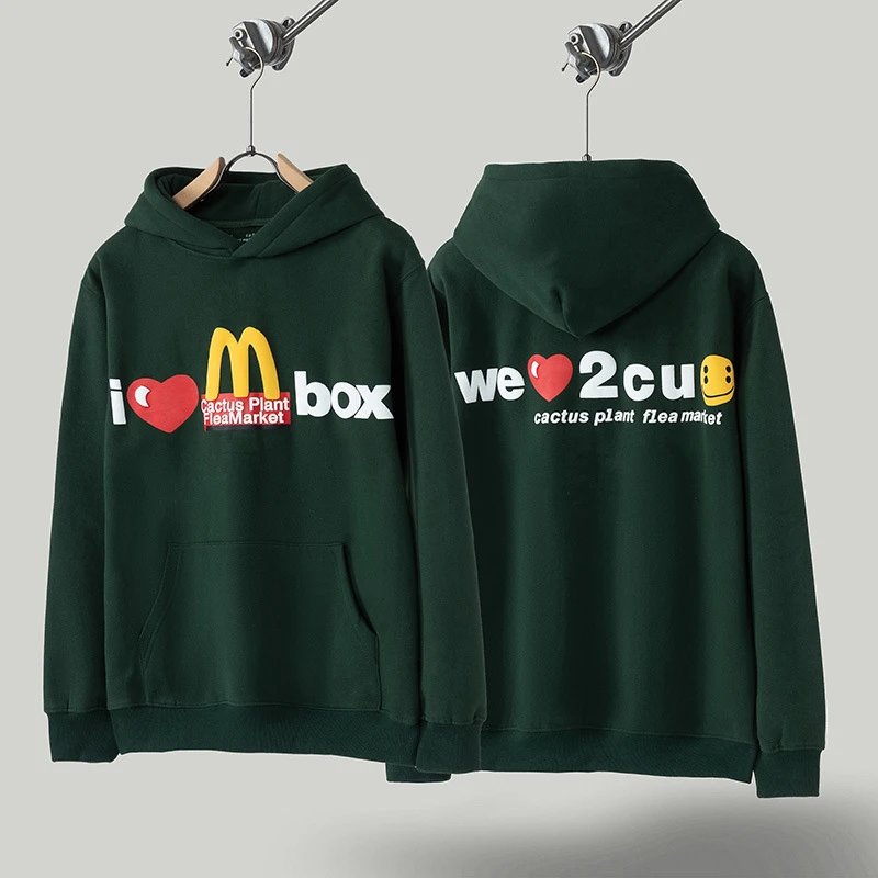 Cactus Plant Flea Market x McDonald's CPFM麦当劳连帽卫衣情侣