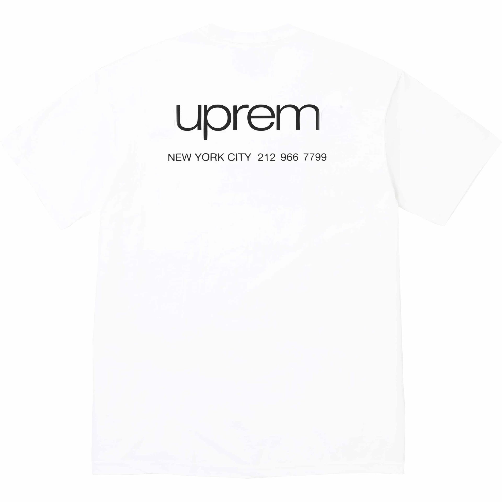 FW23  NYC TEE 门店信息纽约城市Logo字母圆领短袖T恤打底衫半袖