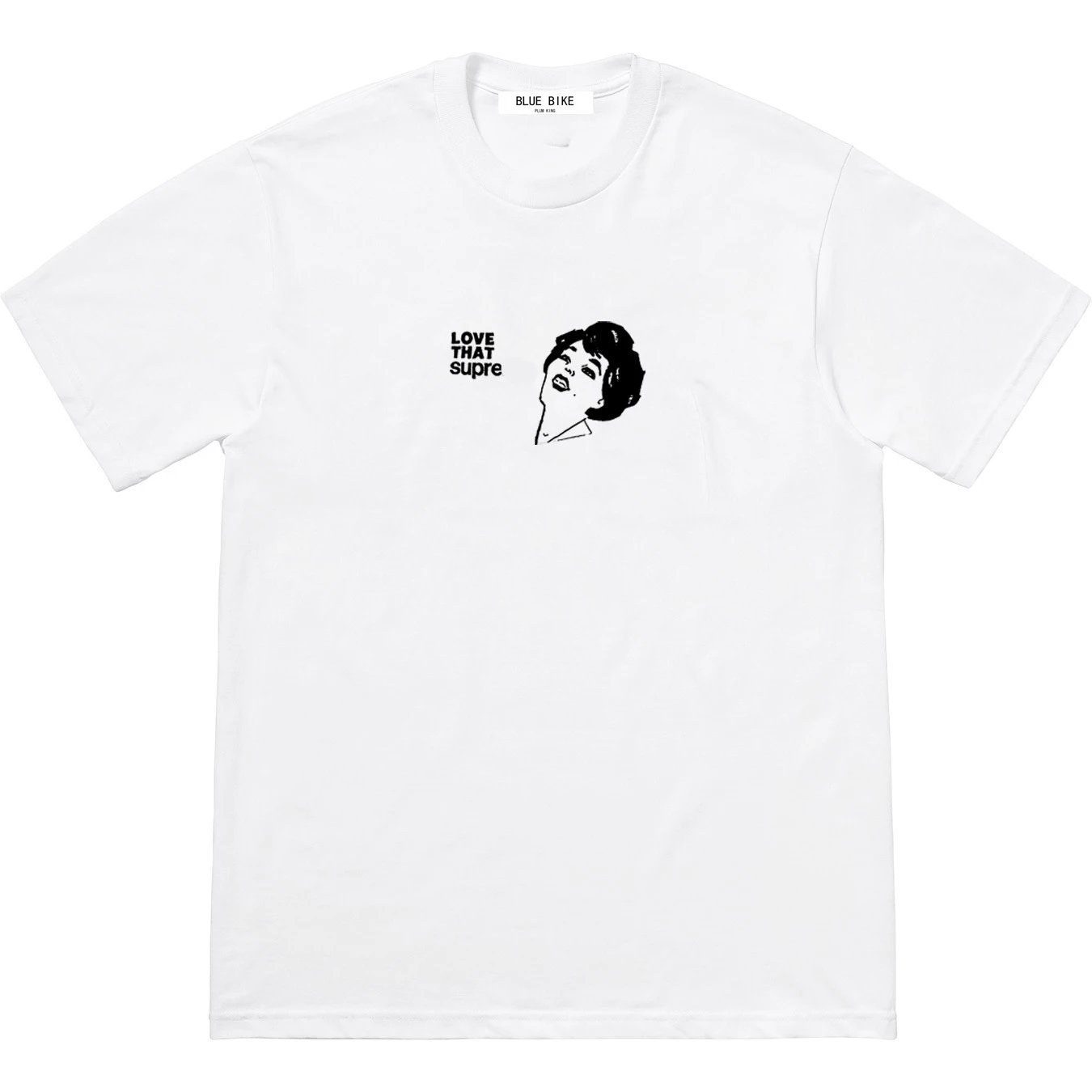 22SS Love That Tee 卡通动漫女人圆领印花短袖T恤宽松纯棉半袖潮