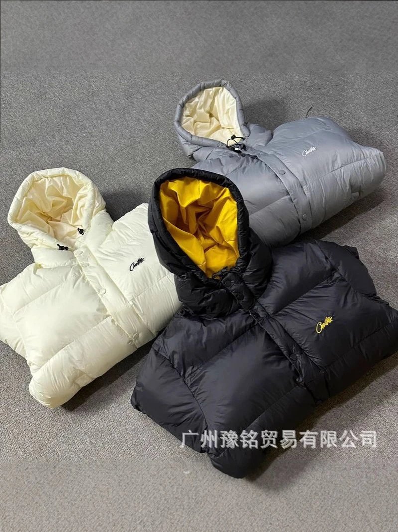 秋冬男士加厚潮牌连帽宽松情侣保暖棉服棉衣男女外套