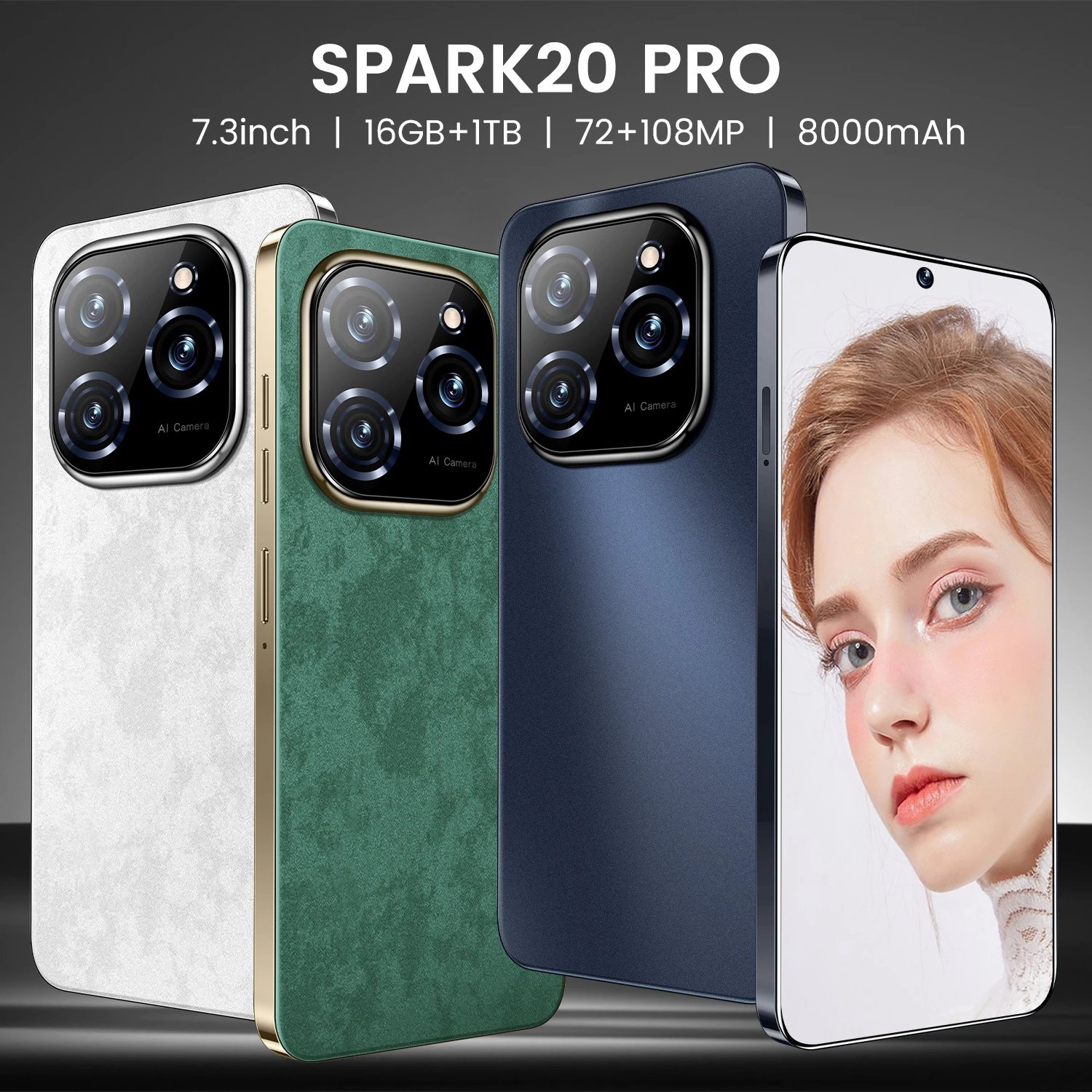 新款Spark 20 Pro 16+1TB穿孔大屏 爆款一体机OZON美客多