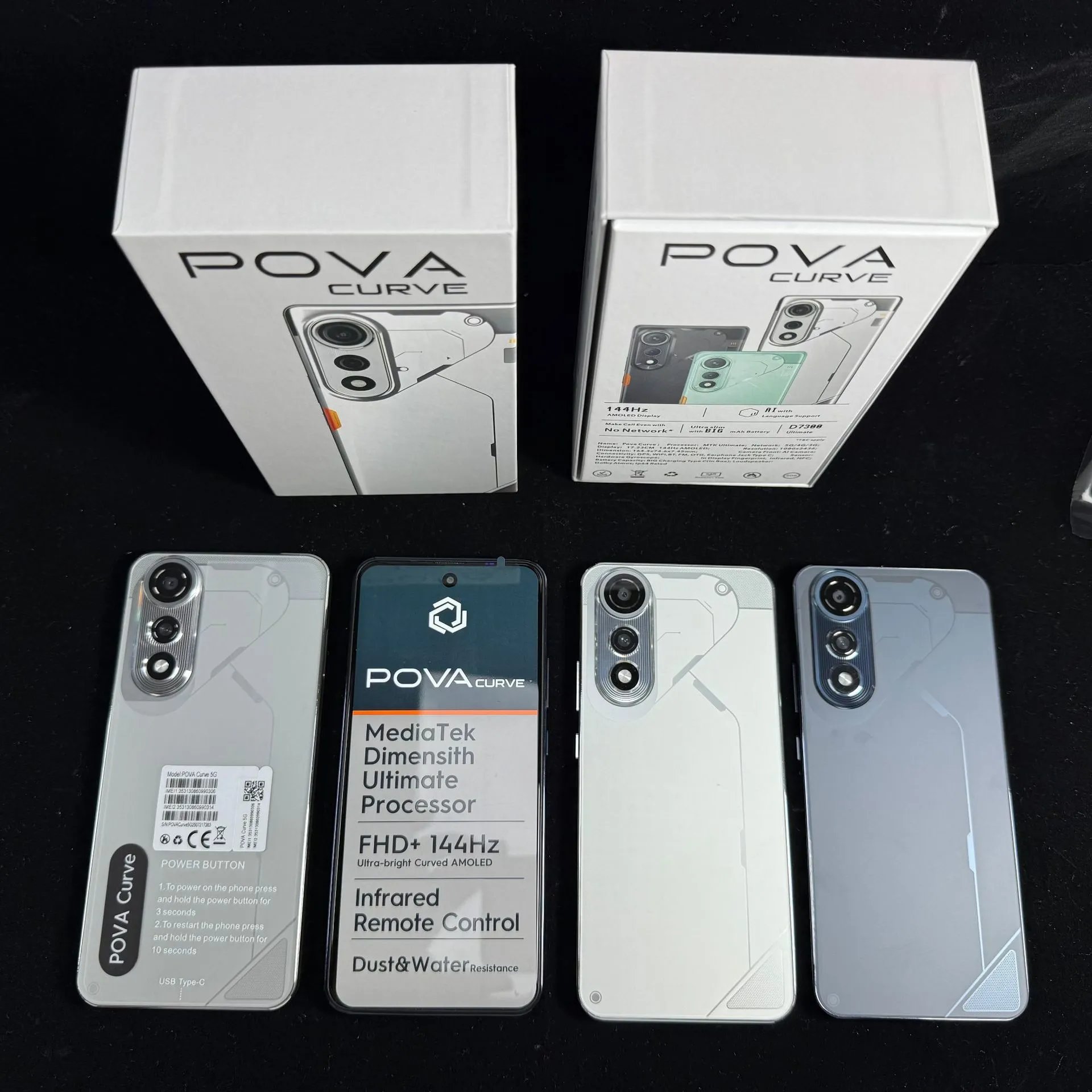 POVA CURVE热销智能安卓4G手机smartphone新款16+1TB