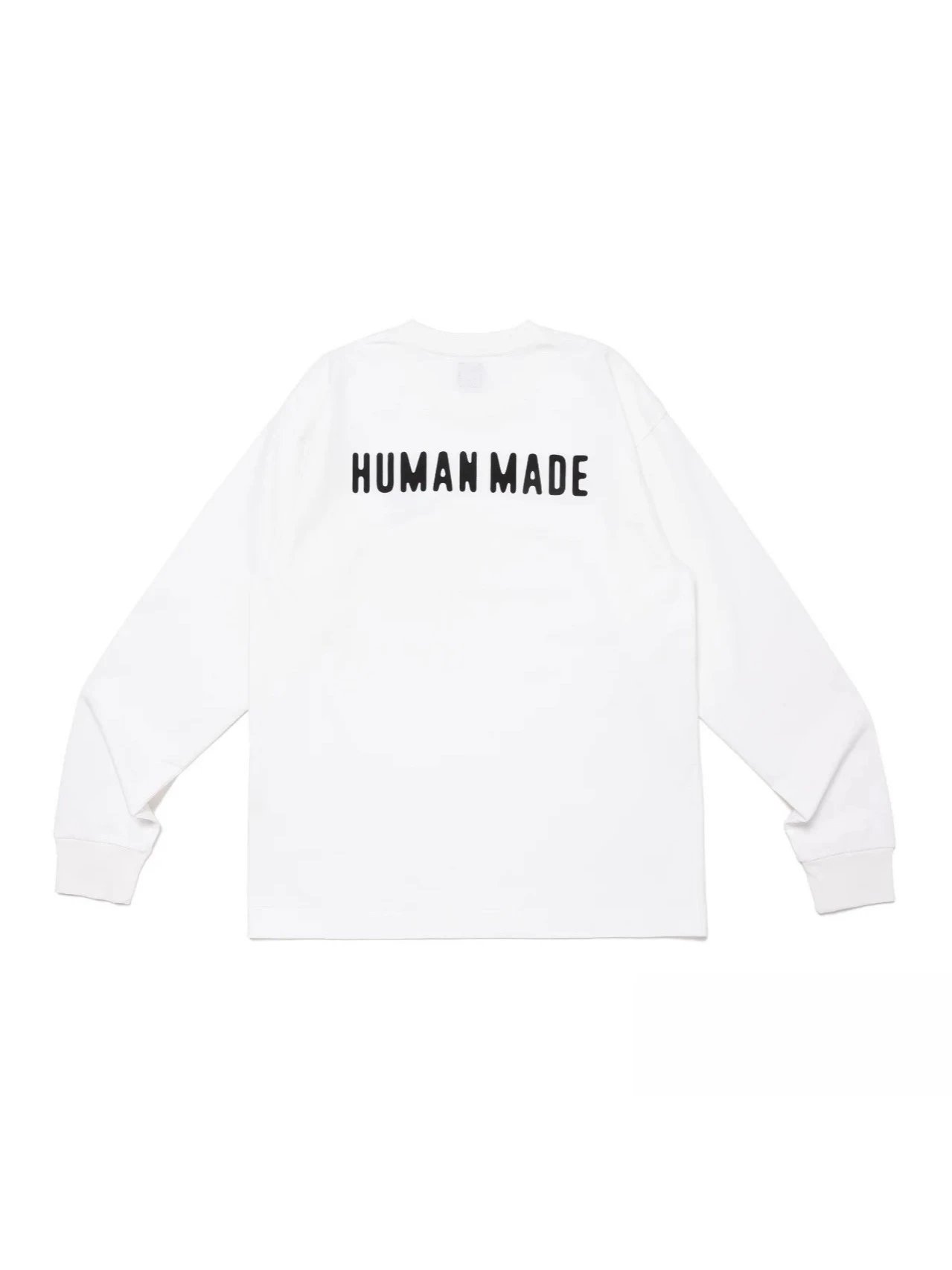 夏季潮牌Human made小爱心图案长袖T恤宽松休闲男女款情侣款