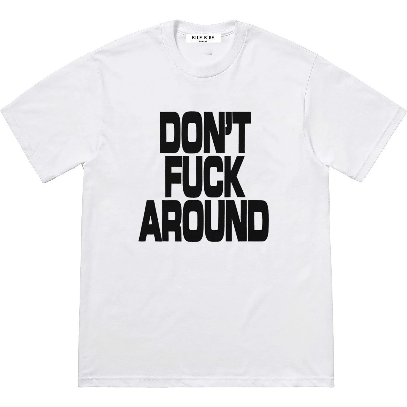 22FW Dont Fuck Around Tee字母标语背后美元短袖T恤宽松休闲男女