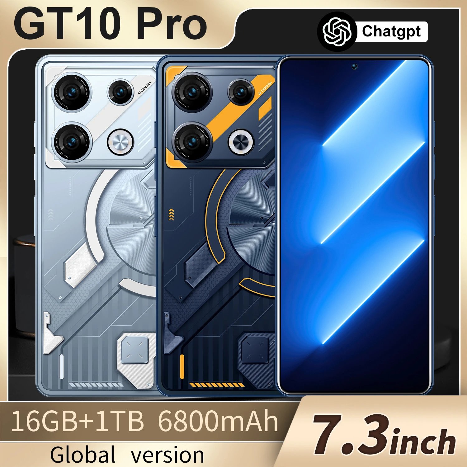 新款GT 10 PRO 低价16+1TB一体机大屏热销智能手机