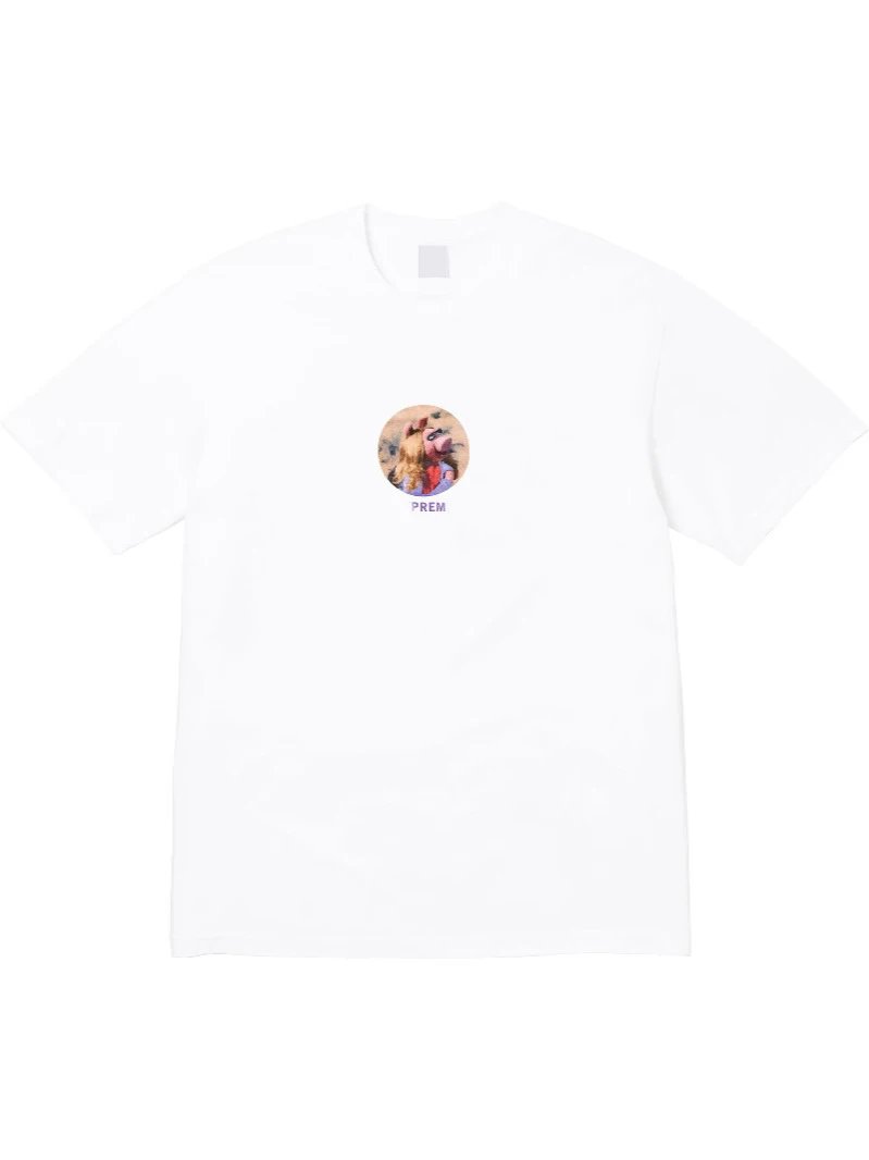 24SS Miss Piggy Tee 卡通猪猪女孩猪小姐印花图案 短袖T恤男女款