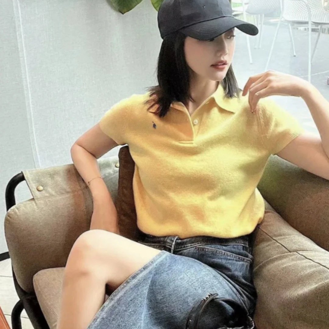 RL拉夫小马刺绣经典基础款小标战马针织Polo衫短袖T恤