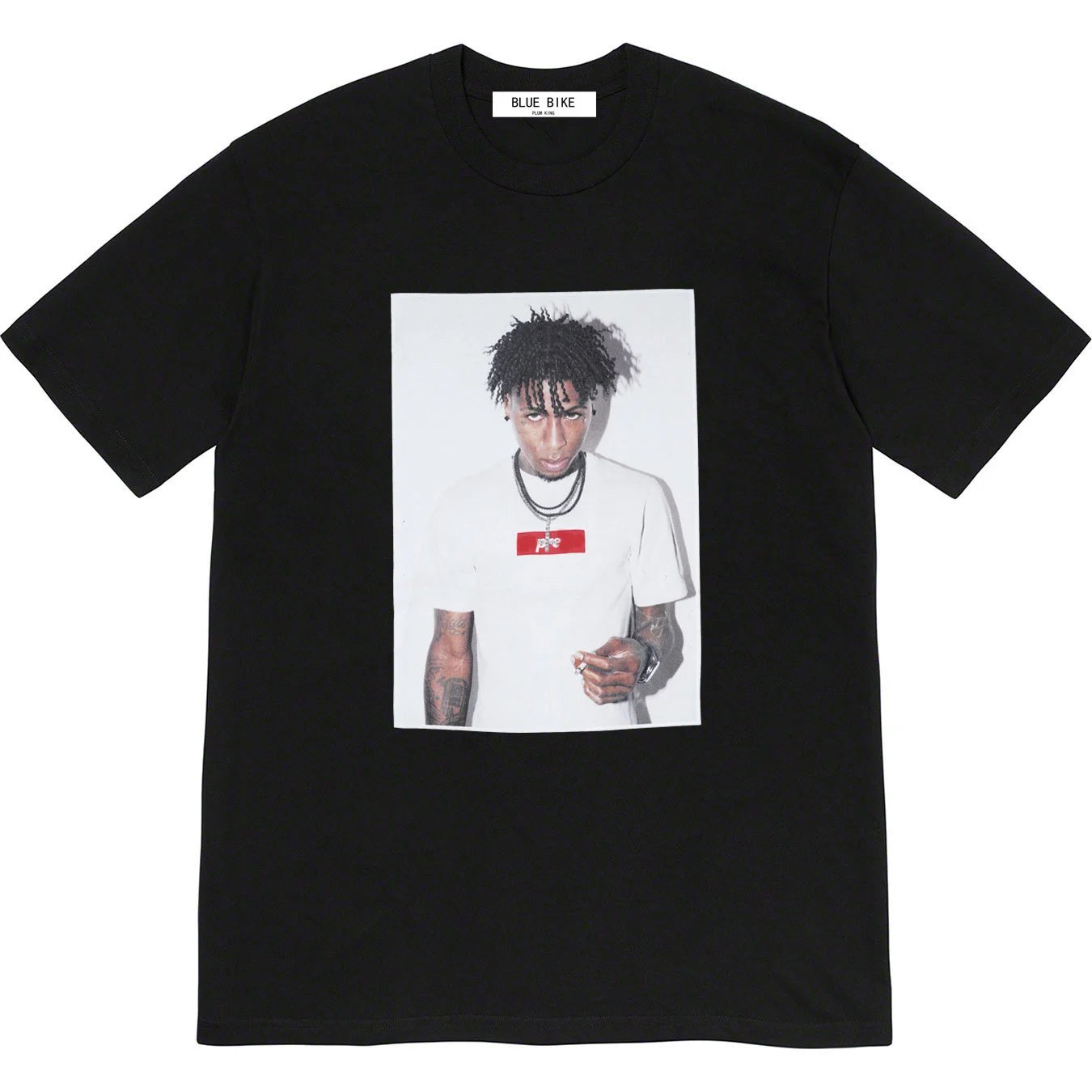 23FW NBA YOUNGBOY TEE rapper说唱歌手人物短袖T恤男女款情侣