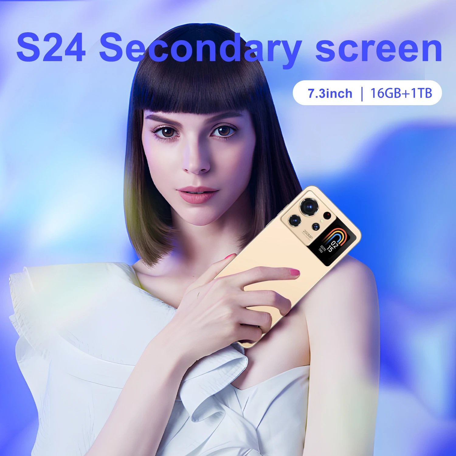 智能手机S24 真副屏 16+1TB一体机