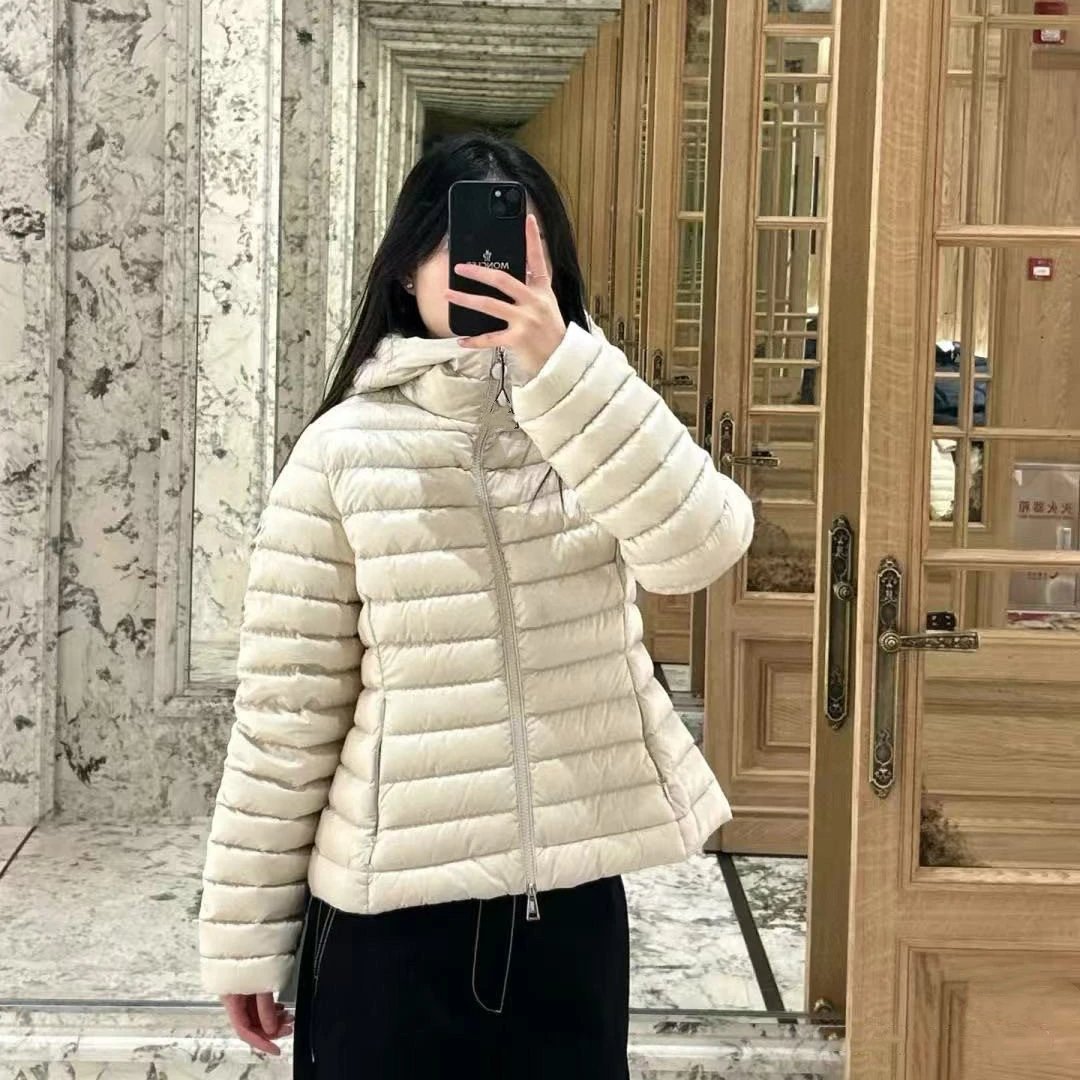 M蒙家INS款短款鹅绒加厚修身羽绒服夹克外套女装