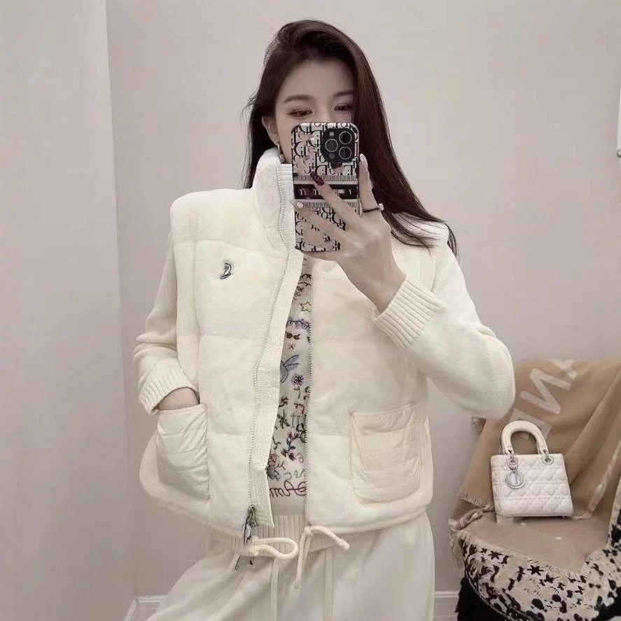 2025秋冬新款M蒙家泰迪绒柔软面料女士羽绒服马甲