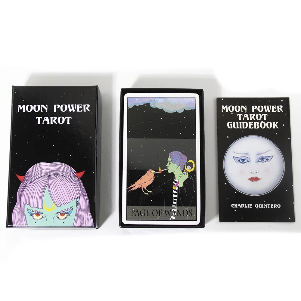 The moon power 塔罗牌  烫金工艺 扑克牌Tarot Cards 游戏卡