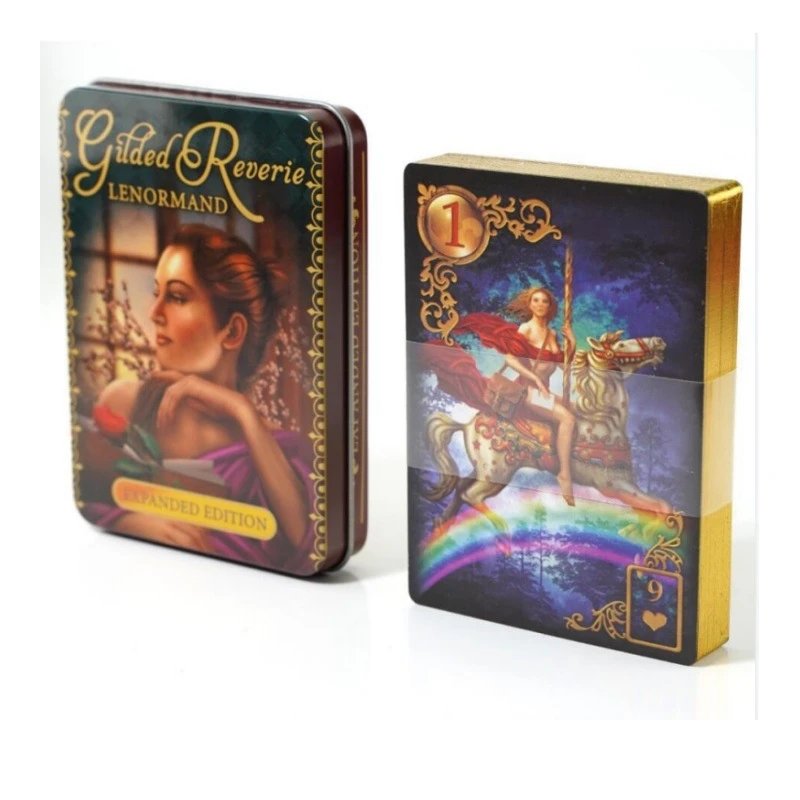 铁盒神谕牌Tarot Cards 烫金工艺高档扑克牌塔罗牌 oracle